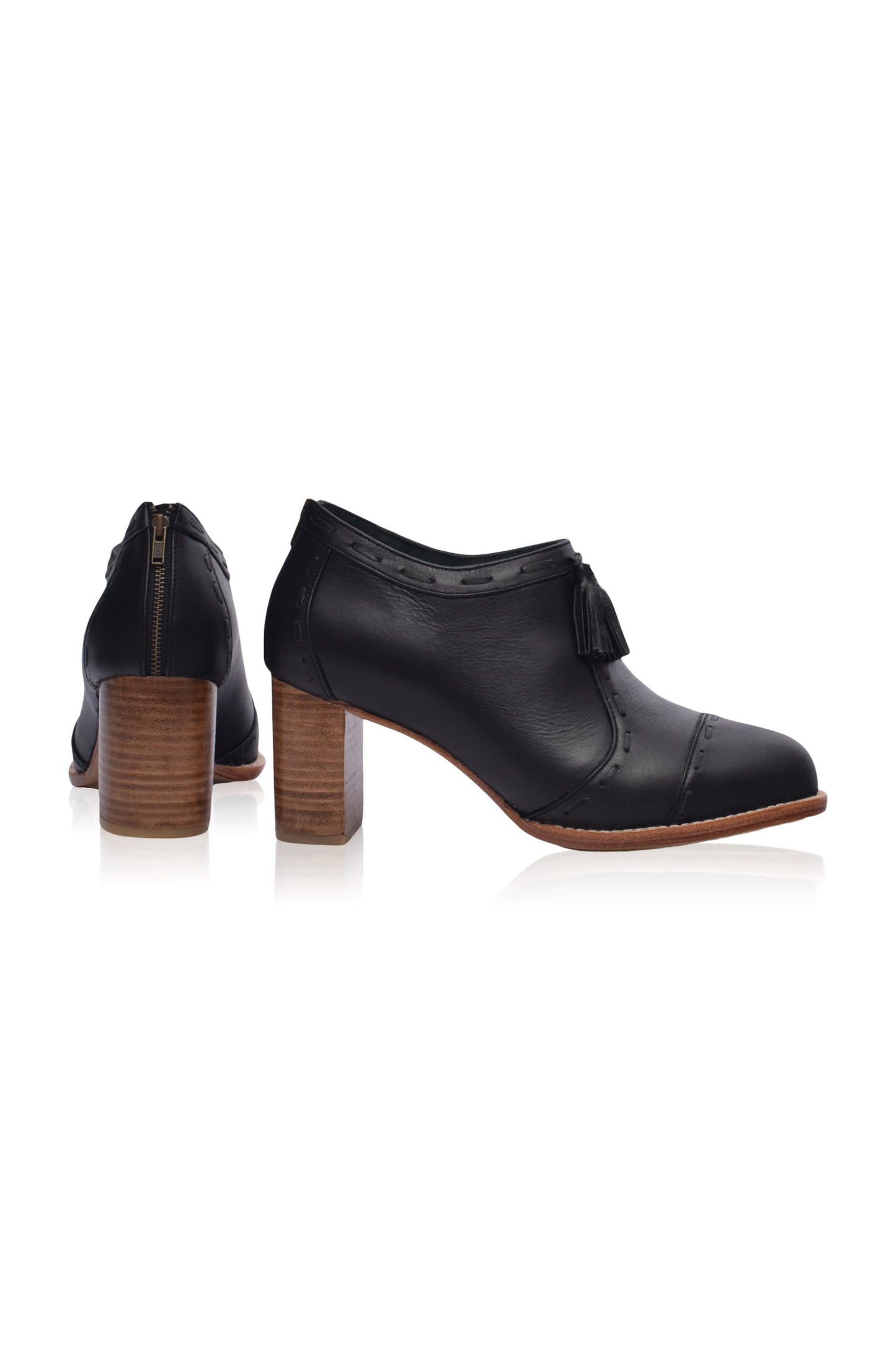 Sensational Leather Booties by ELF