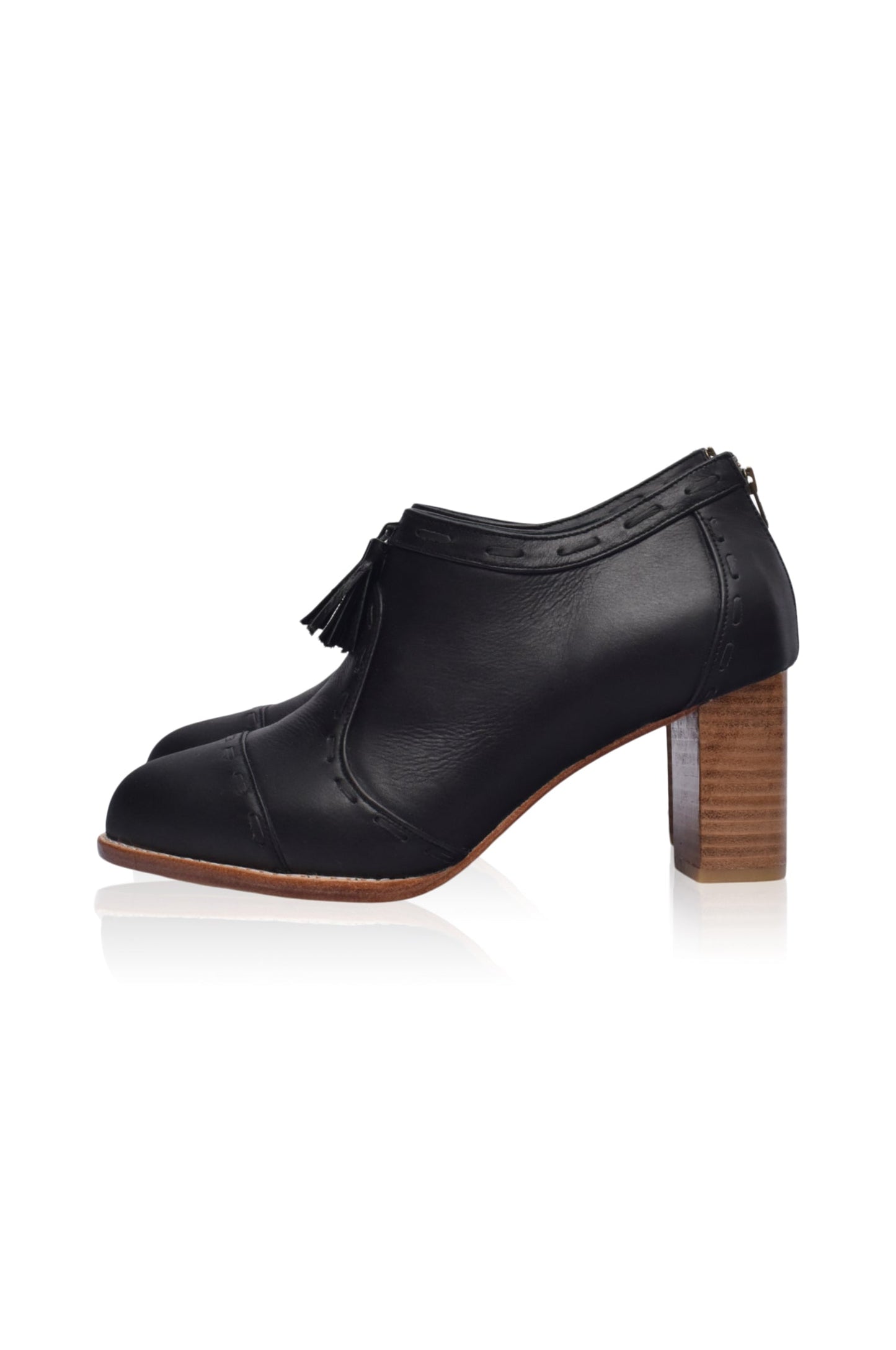 Sensational Leather Booties by ELF