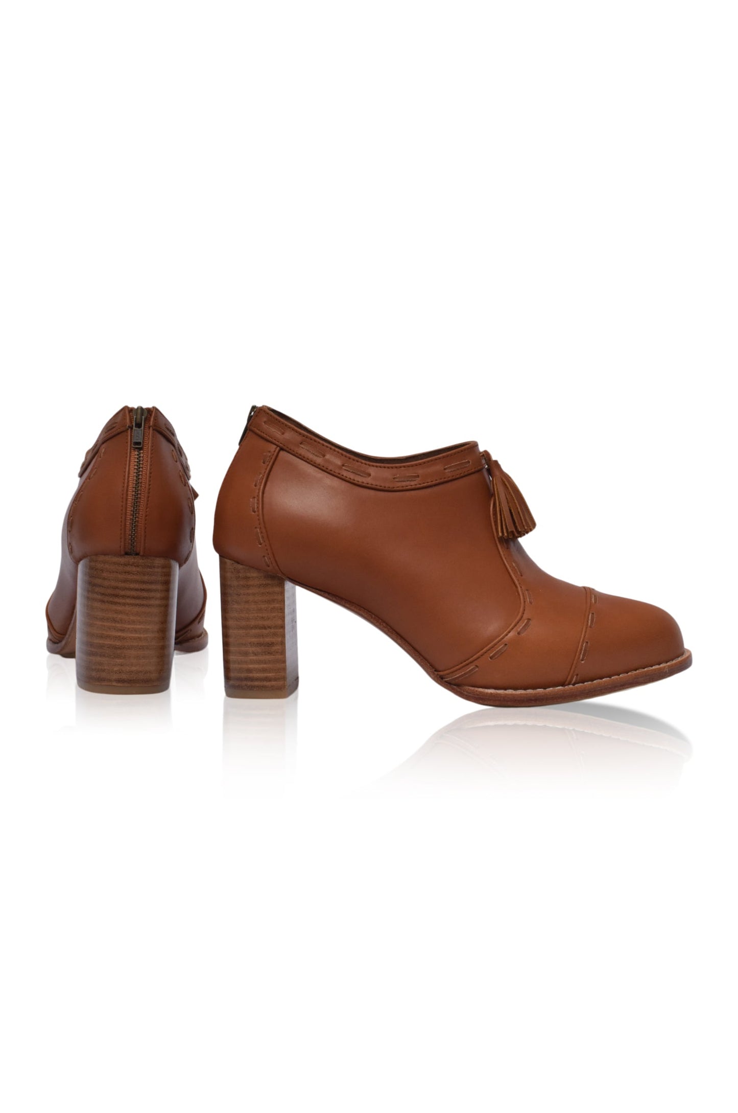 Sensational Leather Booties by ELF