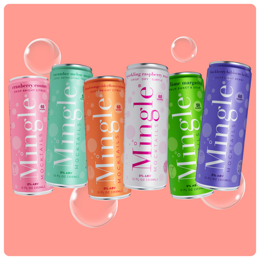 6 Flavor Variety Pack by Mingle Mocktails - Non Alcoholic Beverages