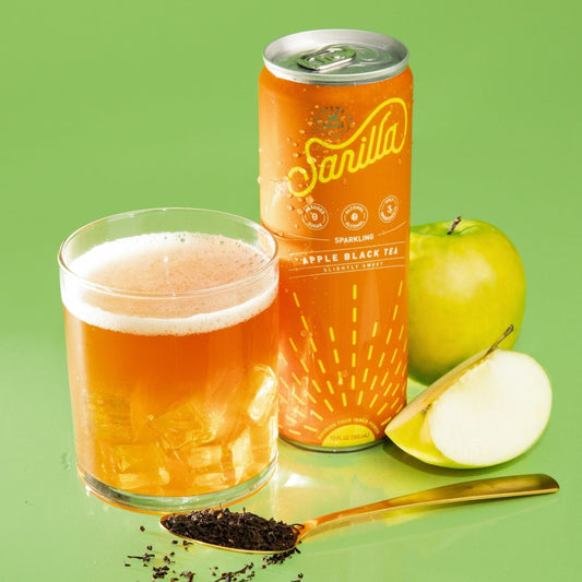 Sparkling Organic Apple Black Tea by Drink Sarilla