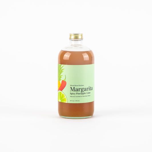 Margarita (Spicy Pineapple & Lime) Mixer, 16 fl oz by Wood Stove Kitchen