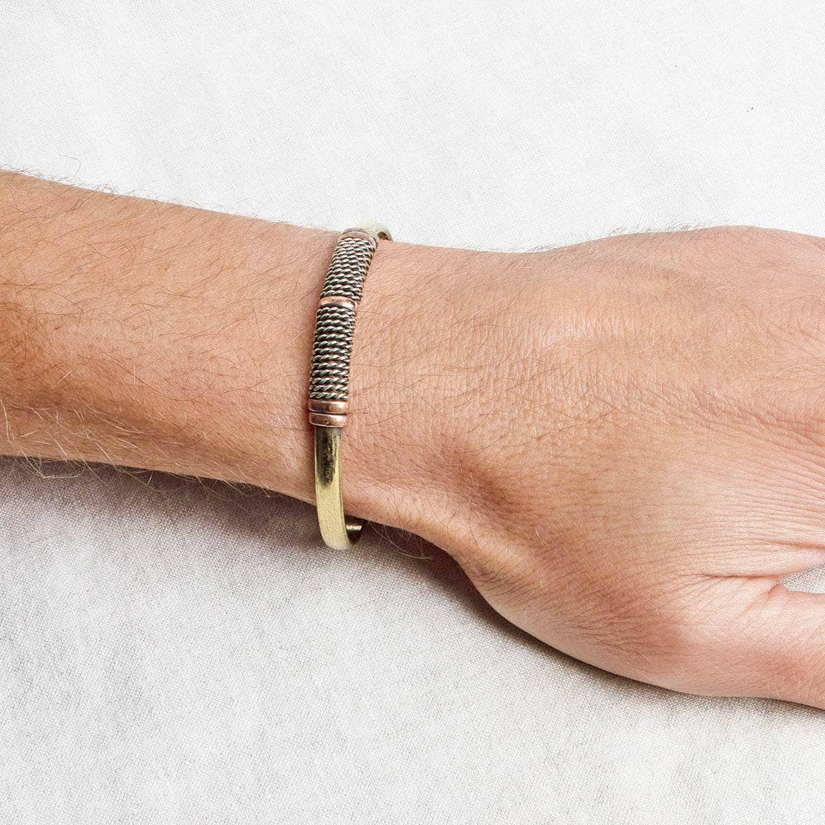 Tibetan Handcrafted Copper Healing Bracelet by Tiny Rituals