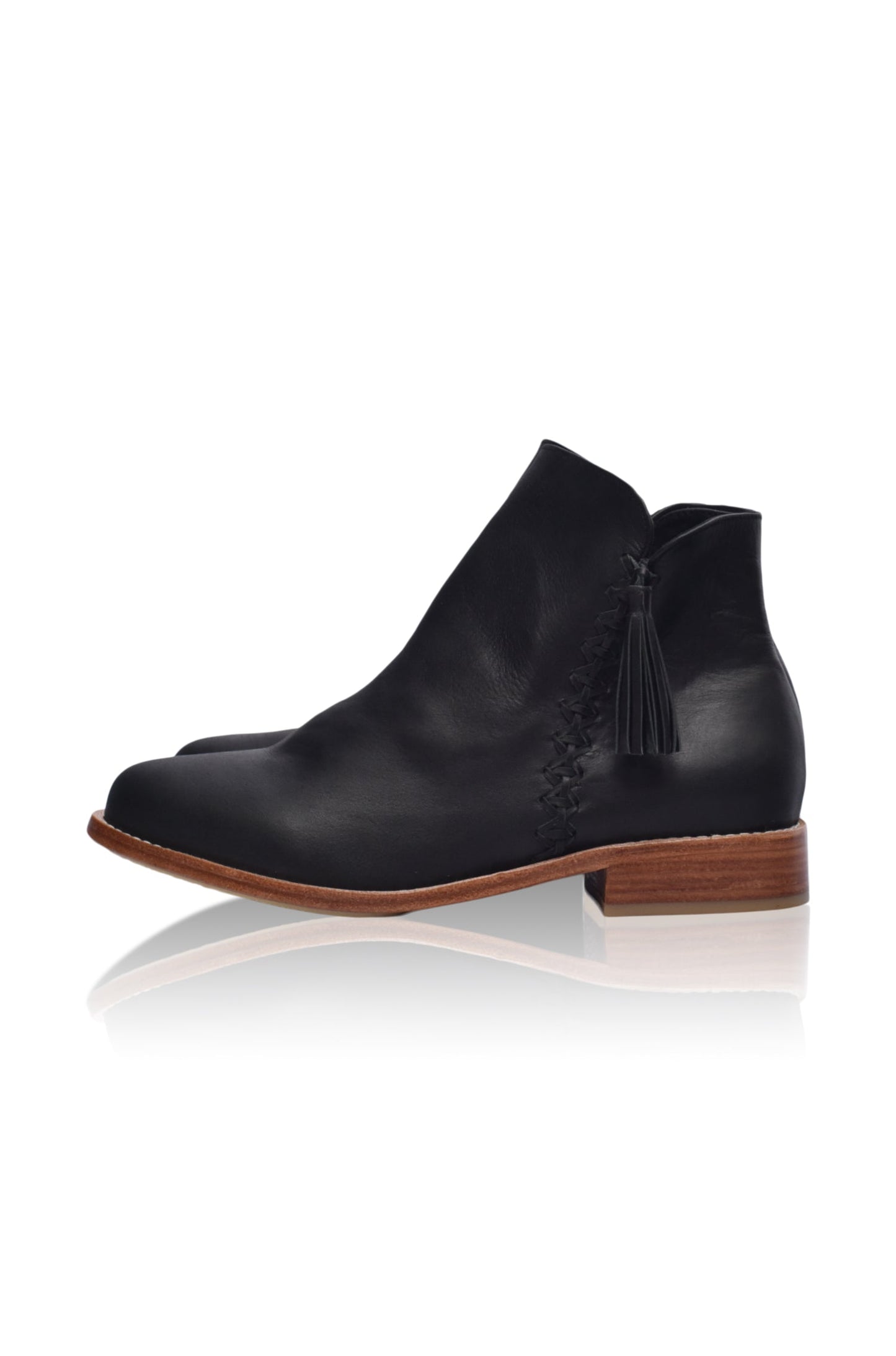 Treasure Leather Ankle Boots by ELF