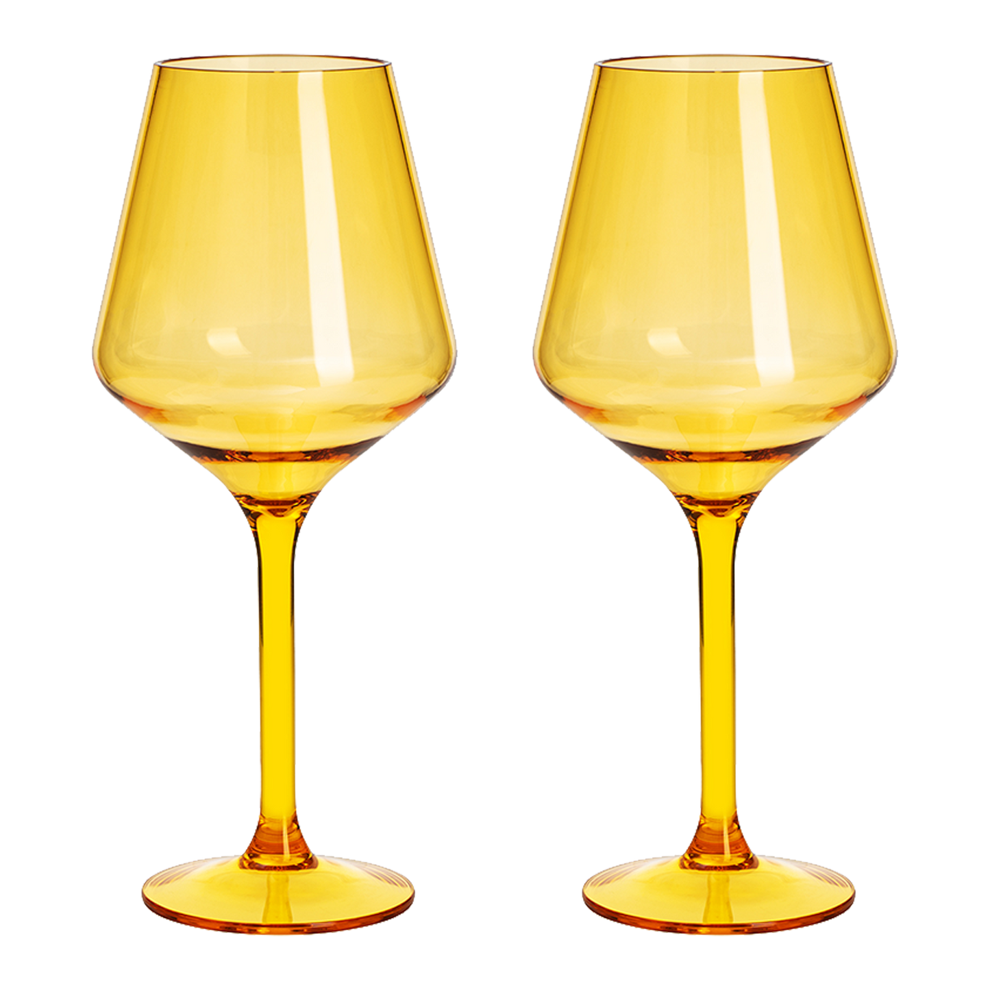 Floating Wine Glasses for Pool - Set of 2-15 OZ Shatterproof