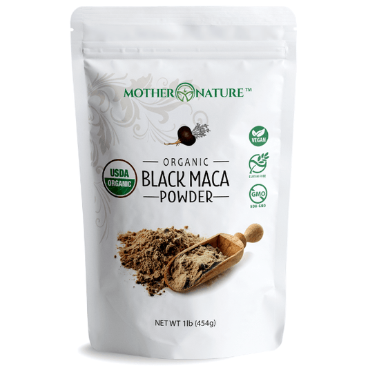 Black Maca Powder by Mother Nature Organics
