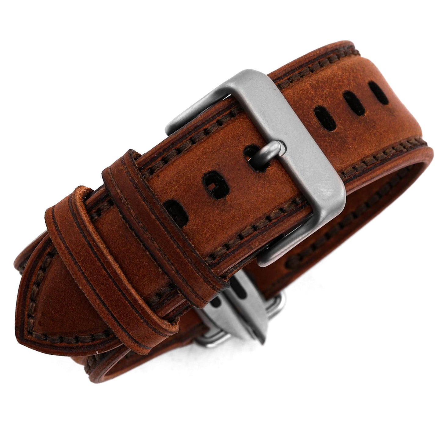 Luxury Apple Band - Cordovan by Lifetime Leather Co