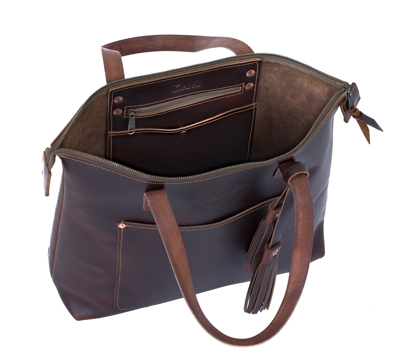 Lifetime Zippered Tote by Lifetime Leather Co