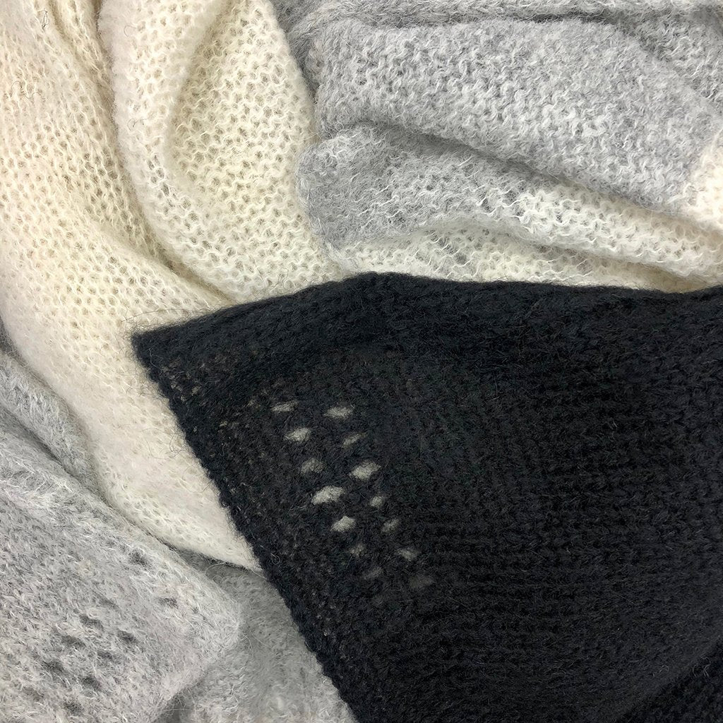 Color Block Alpaca Wrap Scarf by SLATE + SALT