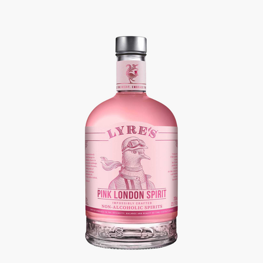 Lyre's Pink London Non-Alcoholic Spirit Pink Gin Style