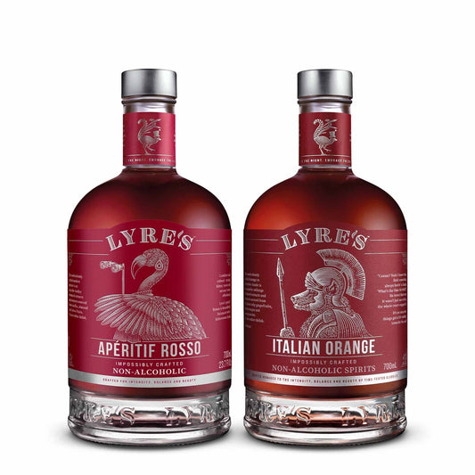Lyre's Americano - Non-Alcoholic Set (Pack of 2) | Aperitif Rosso & Italian Orange