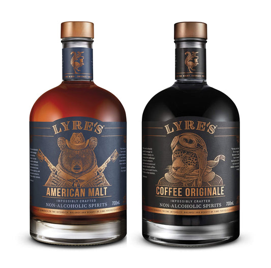 Lyre's Coffee Royale - Non-Alcoholic Set (Pack of 2) | Coffee Originale & American Malt