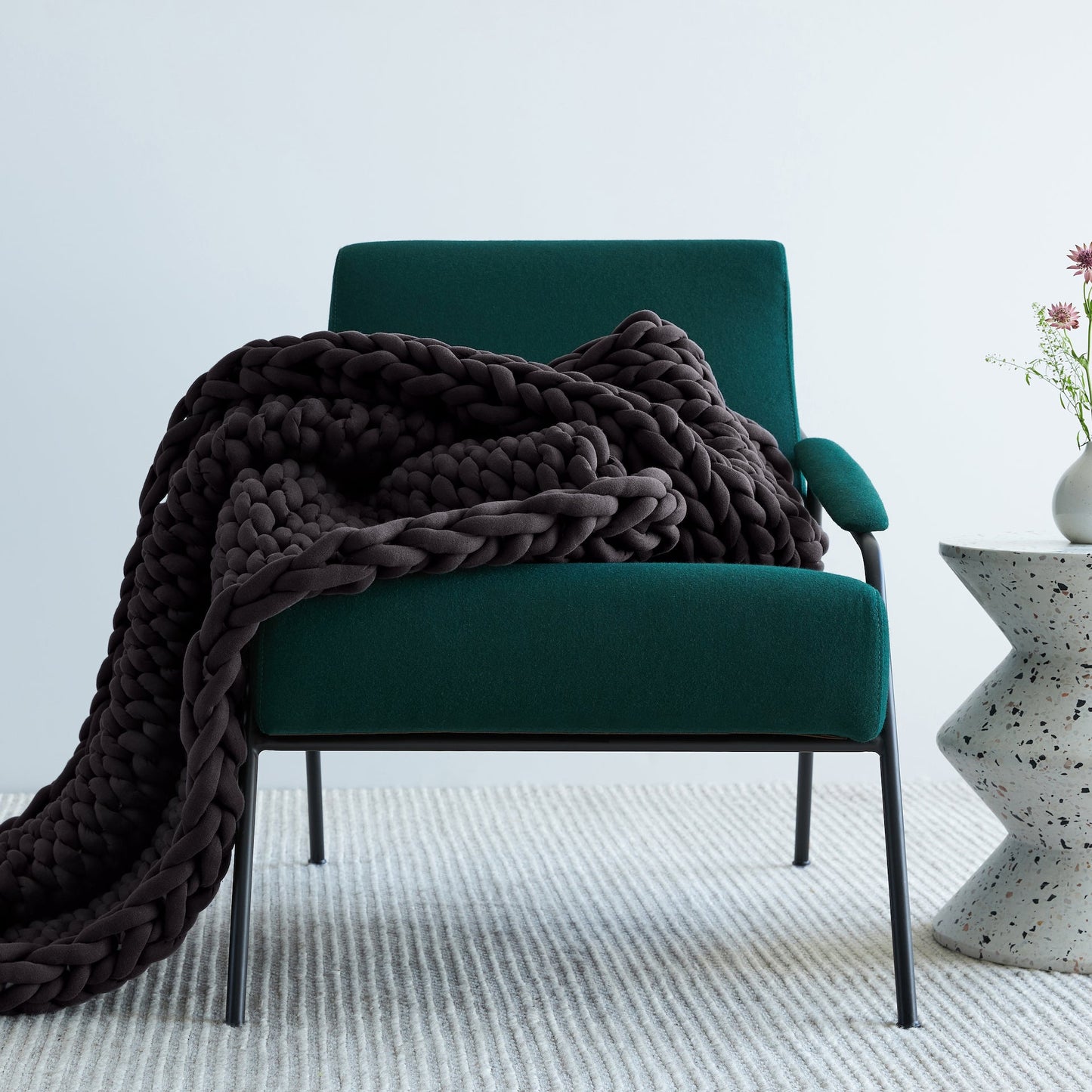Chunky Knit Organic Weighted Blanket by Italic