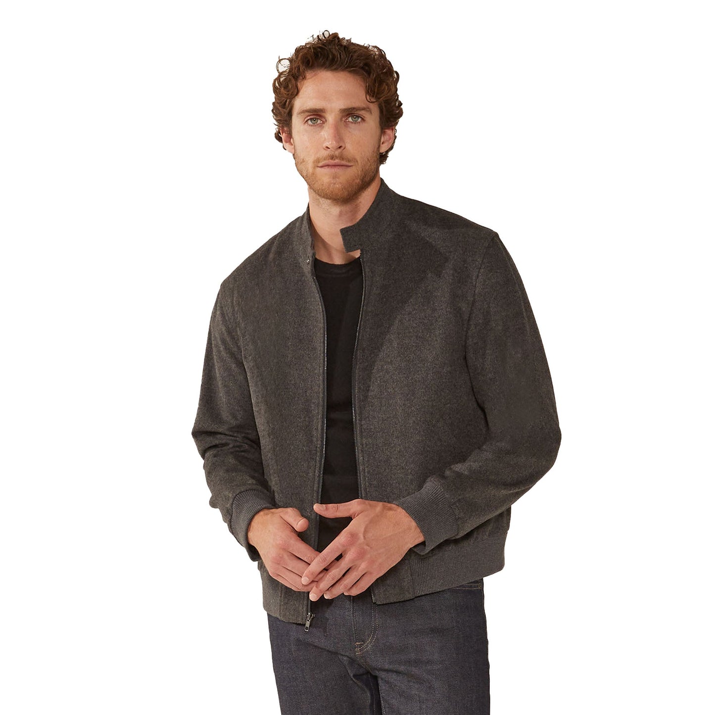 Chase Cashmere-Wool Bomber Jacket by Italic