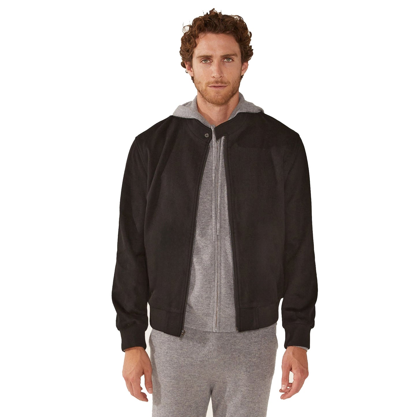 Chase Cashmere-Wool Bomber Jacket by Italic