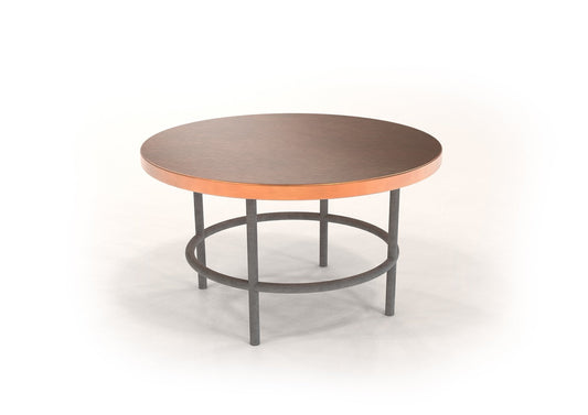 Round Copper Table 31.5" (custom) by Copper Kitchen Store