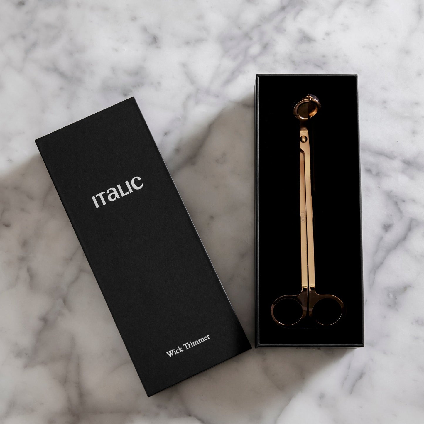 Noir Candle & Wick Trimmer Set by Italic