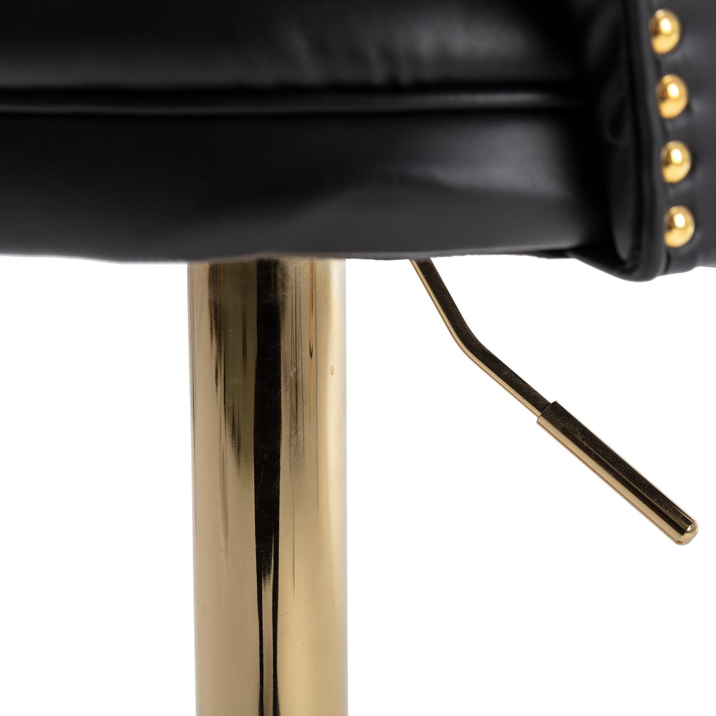 Set of 2 Modern Fashionable Velvet Bar Stools With Back and Footrest by Blak Hom