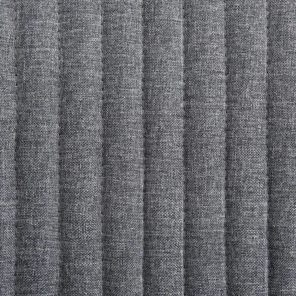 Set of 2 Lounge Chairs in Dark Gray Fabric by Blak Hom