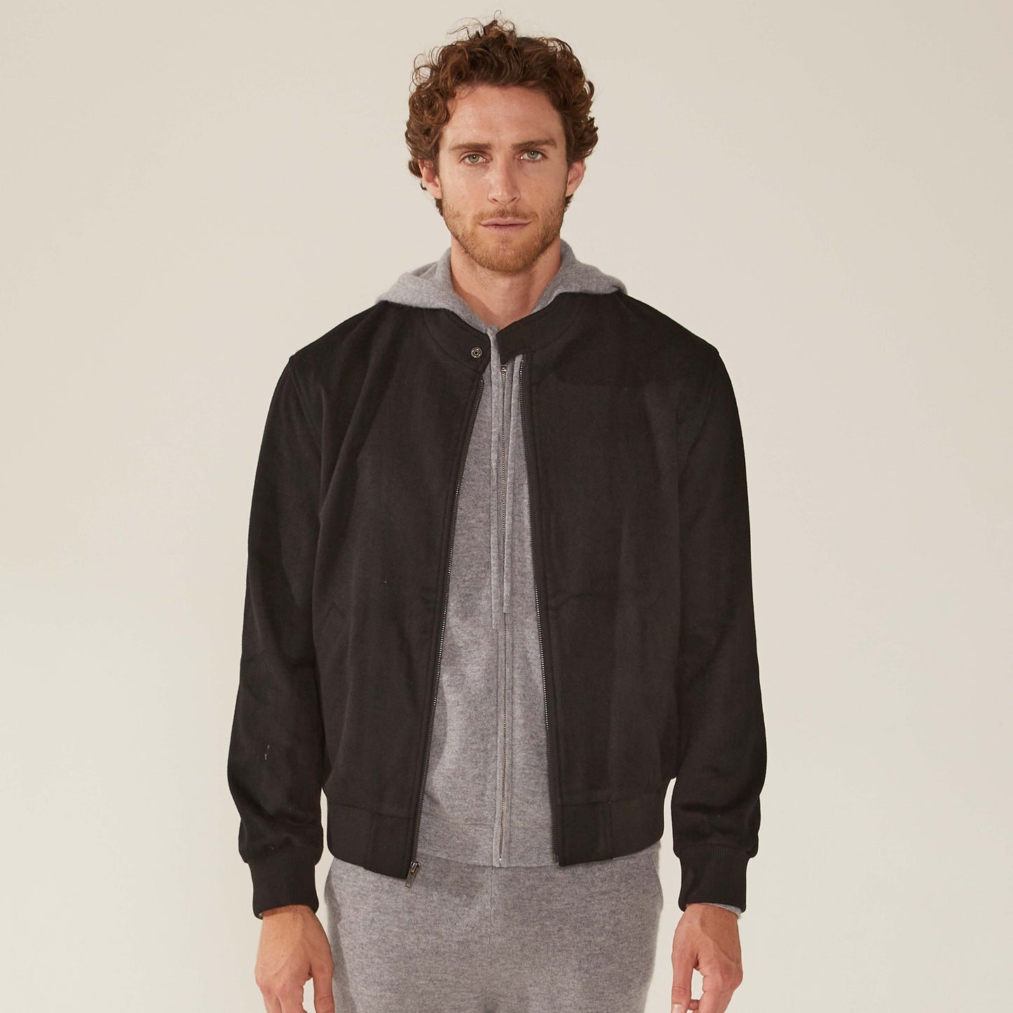 Chase Cashmere-Wool Bomber Jacket by Italic