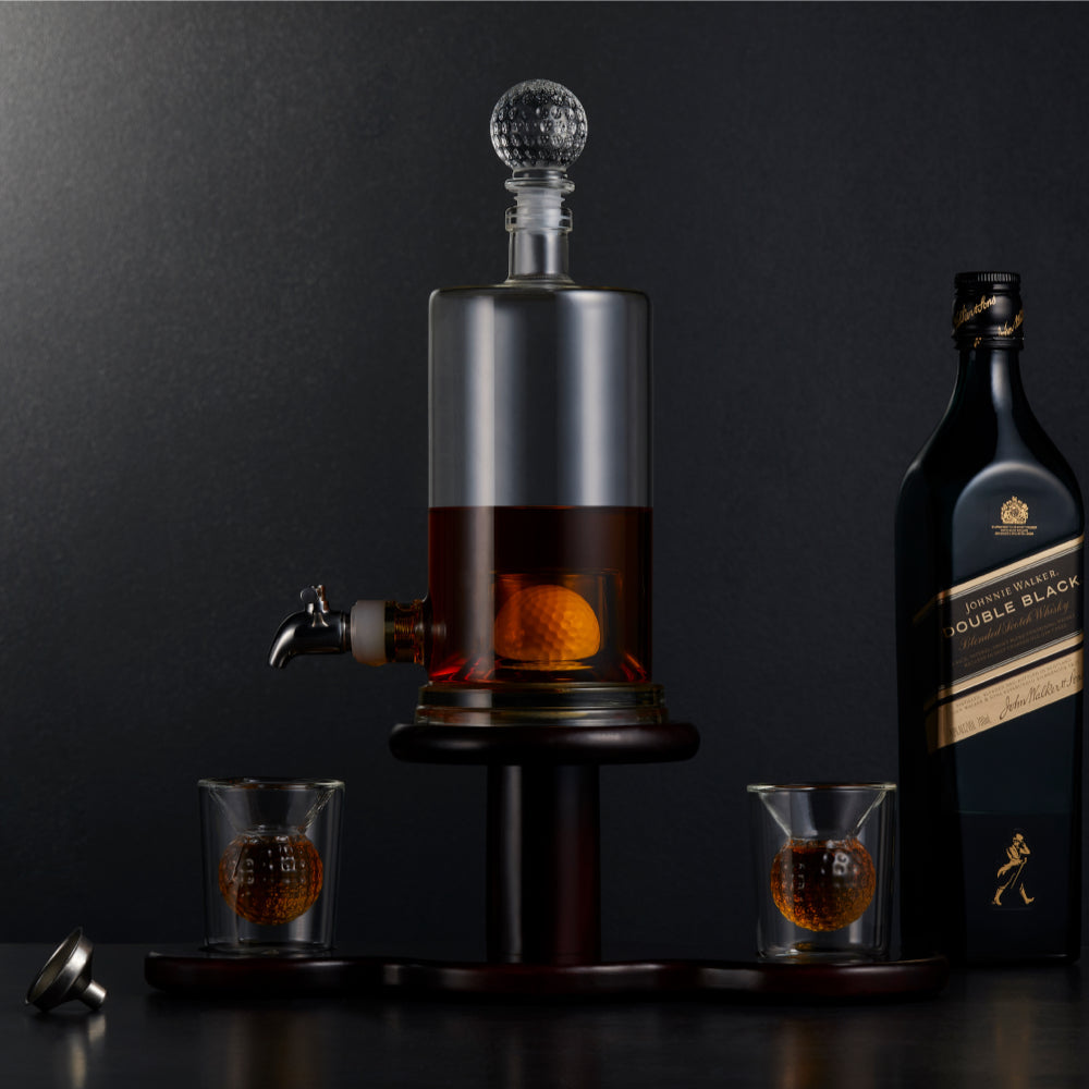 Golf Themed Whiskey Decanter Set