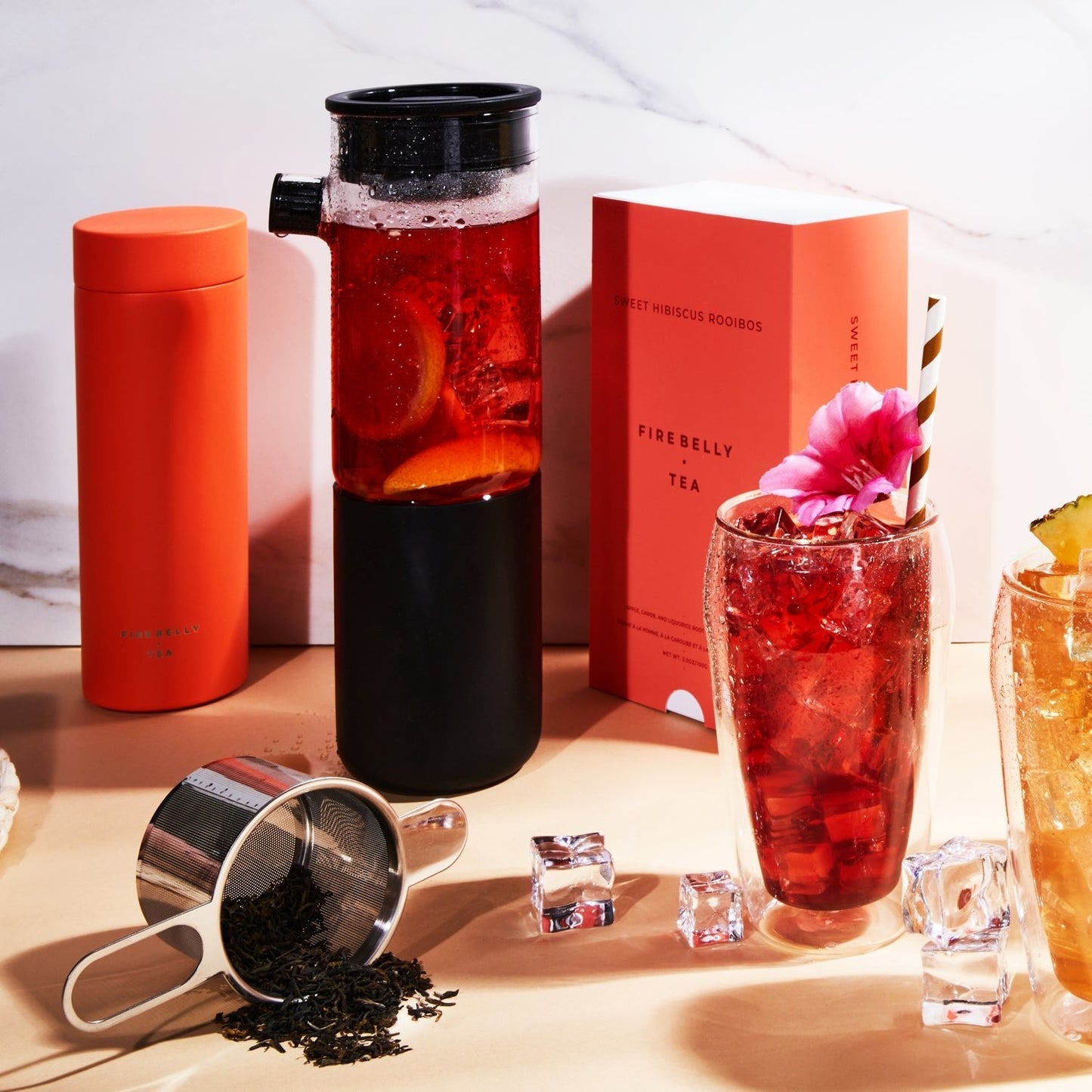 Iced Tea Pitcher with Infuser by Firebelly Tea