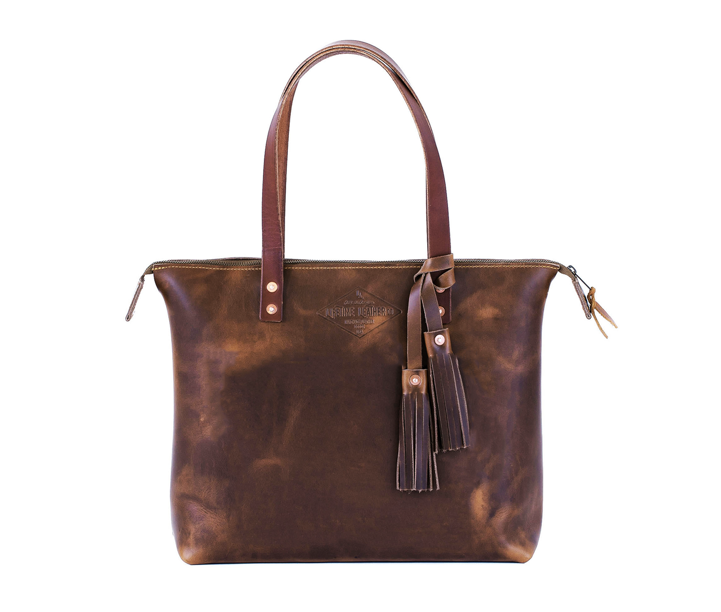 Lifetime Zippered Tote by Lifetime Leather Co