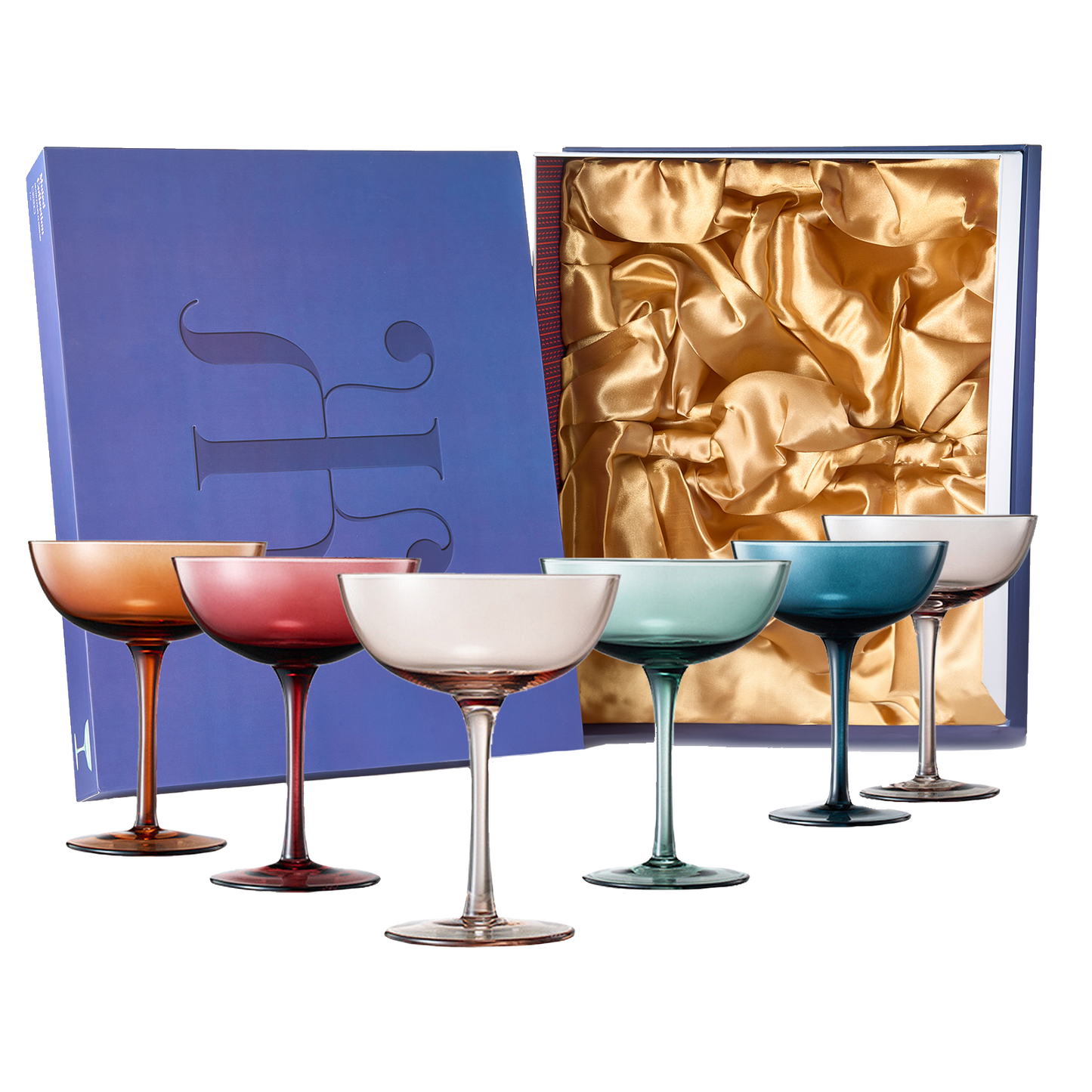 Cocktail & Champagne Coupe Glasses Set of 6- 7oz