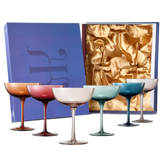 Cocktail & Champagne Coupe Glasses Set of 6- 7oz