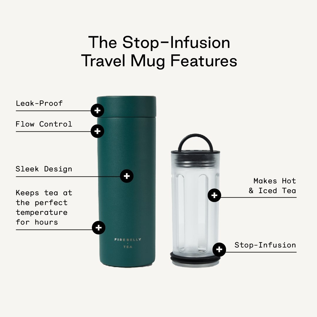 Stop-Infusion Travel Mug by Firebelly Tea