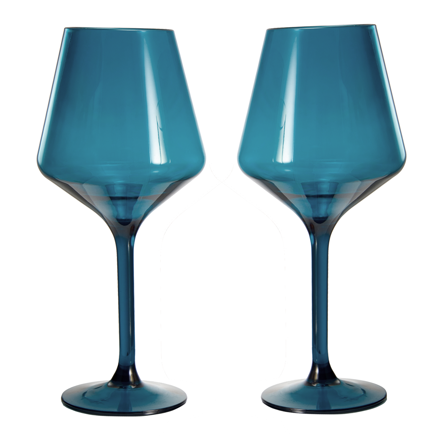 Floating Wine Glasses for Pool - Set of 2-15 OZ Shatterproof