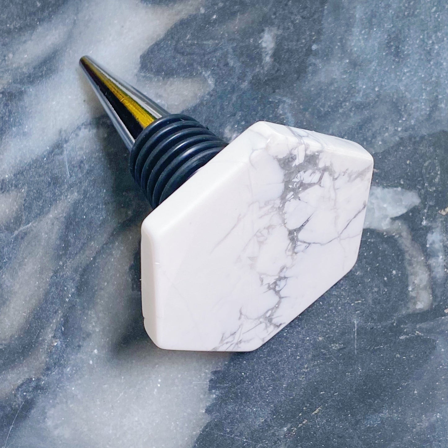 Soho Lounge Hexagon Stone Wine Stopper