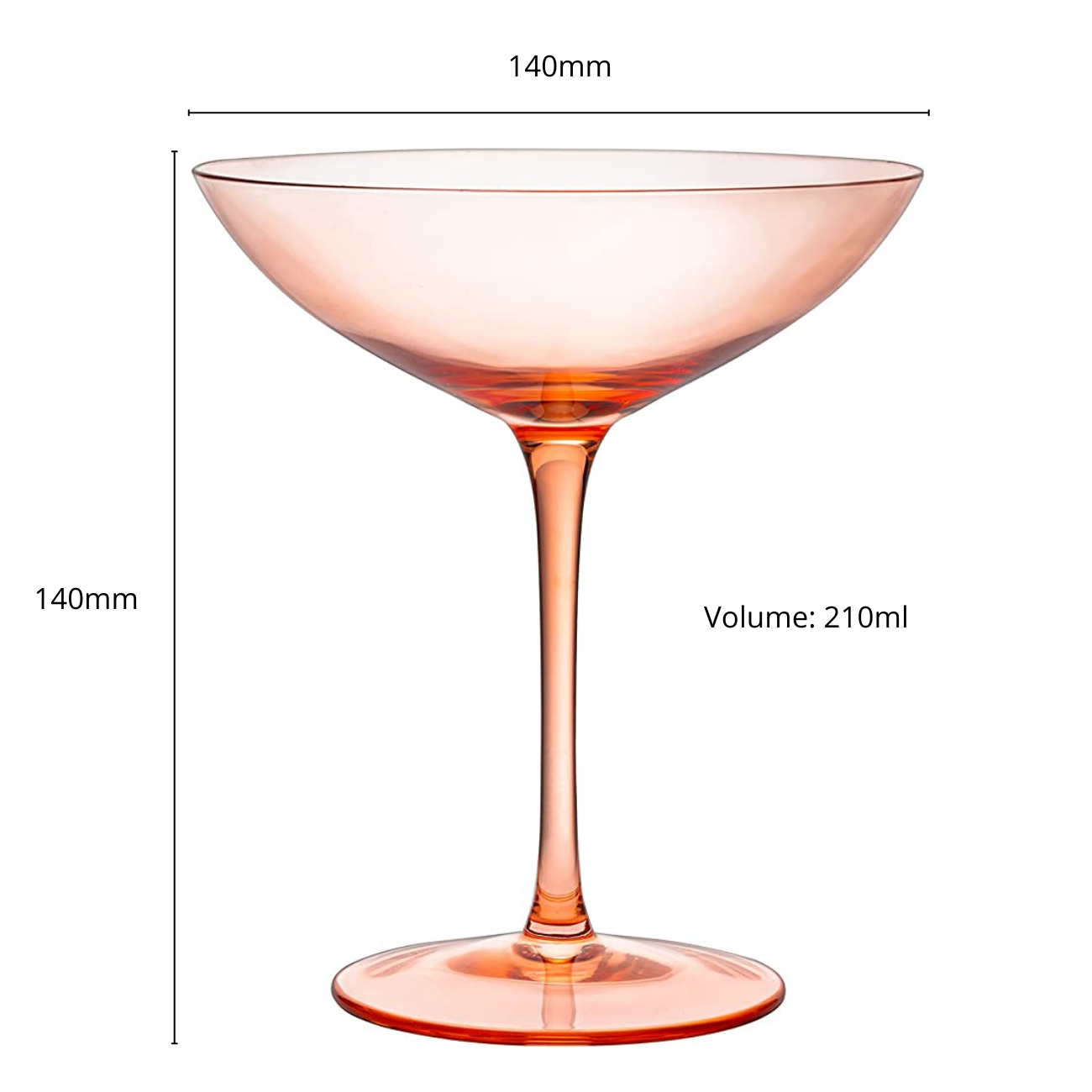 Champagne Coupes 12 oz Set Of 6