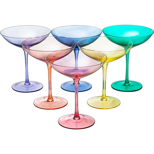 Champagne Coupes 12 oz Set Of 6