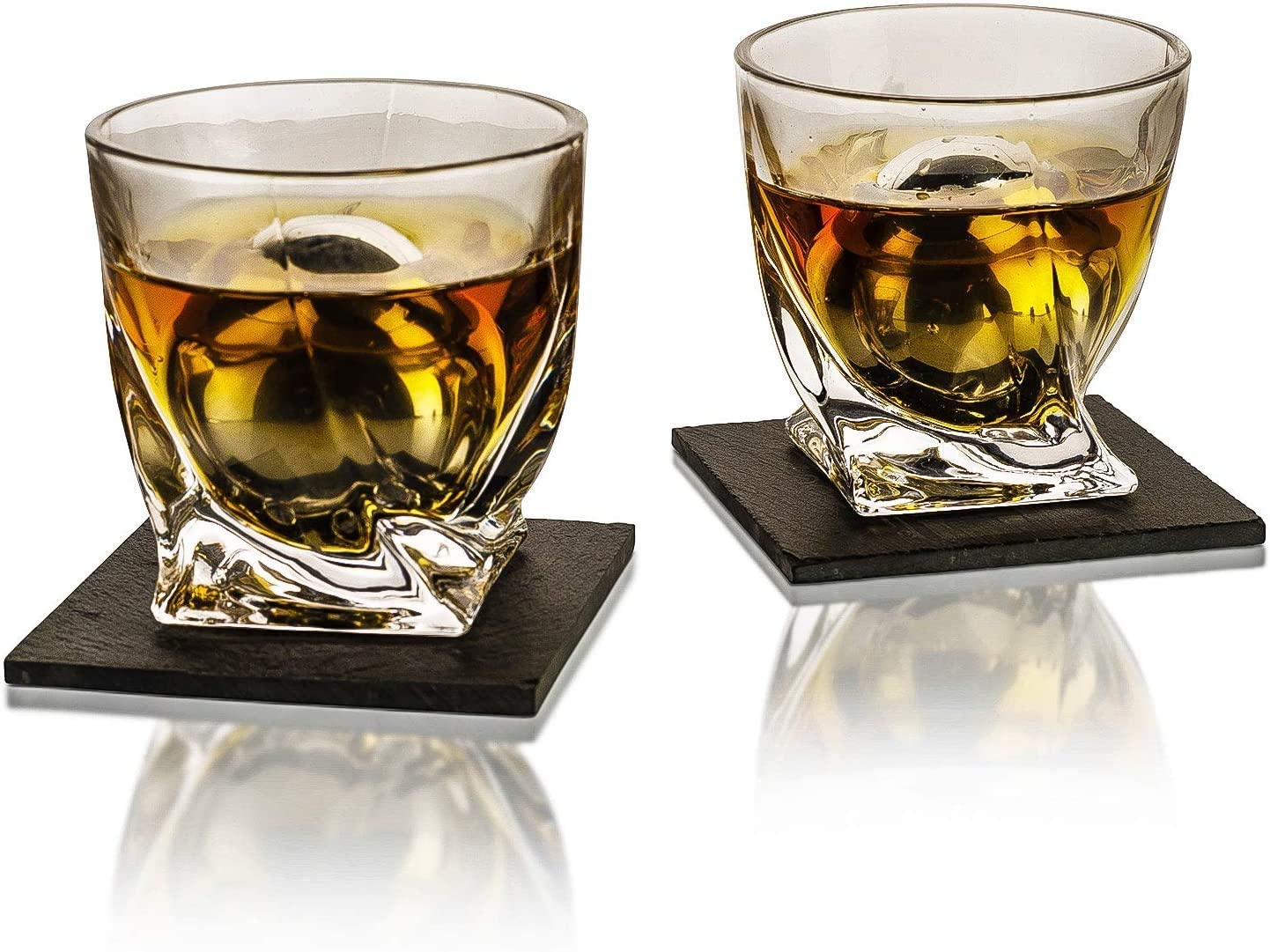 Luxurious Whiskey Stones & Glasses Gift Set