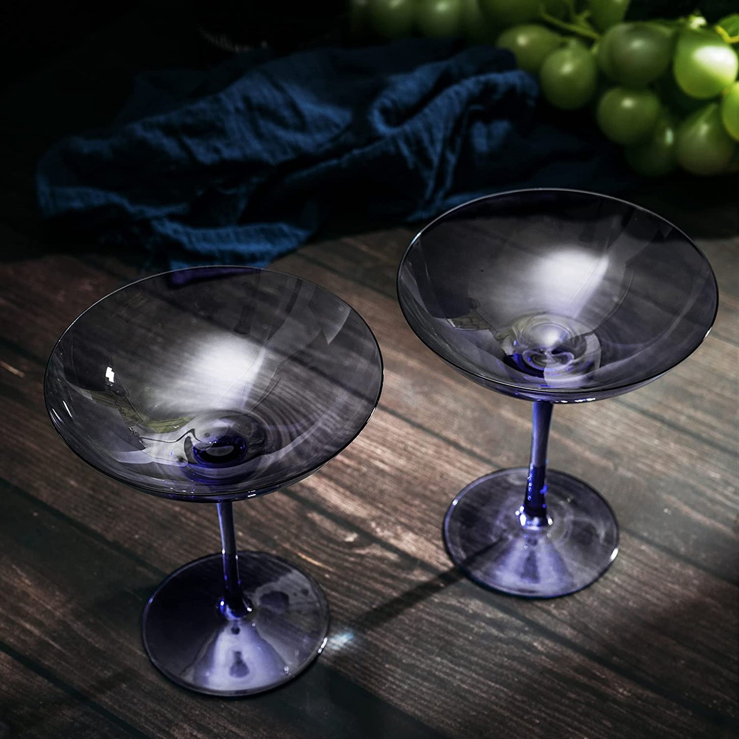 Champagne Coupes 12 oz Set Of 2 (Lavender)
