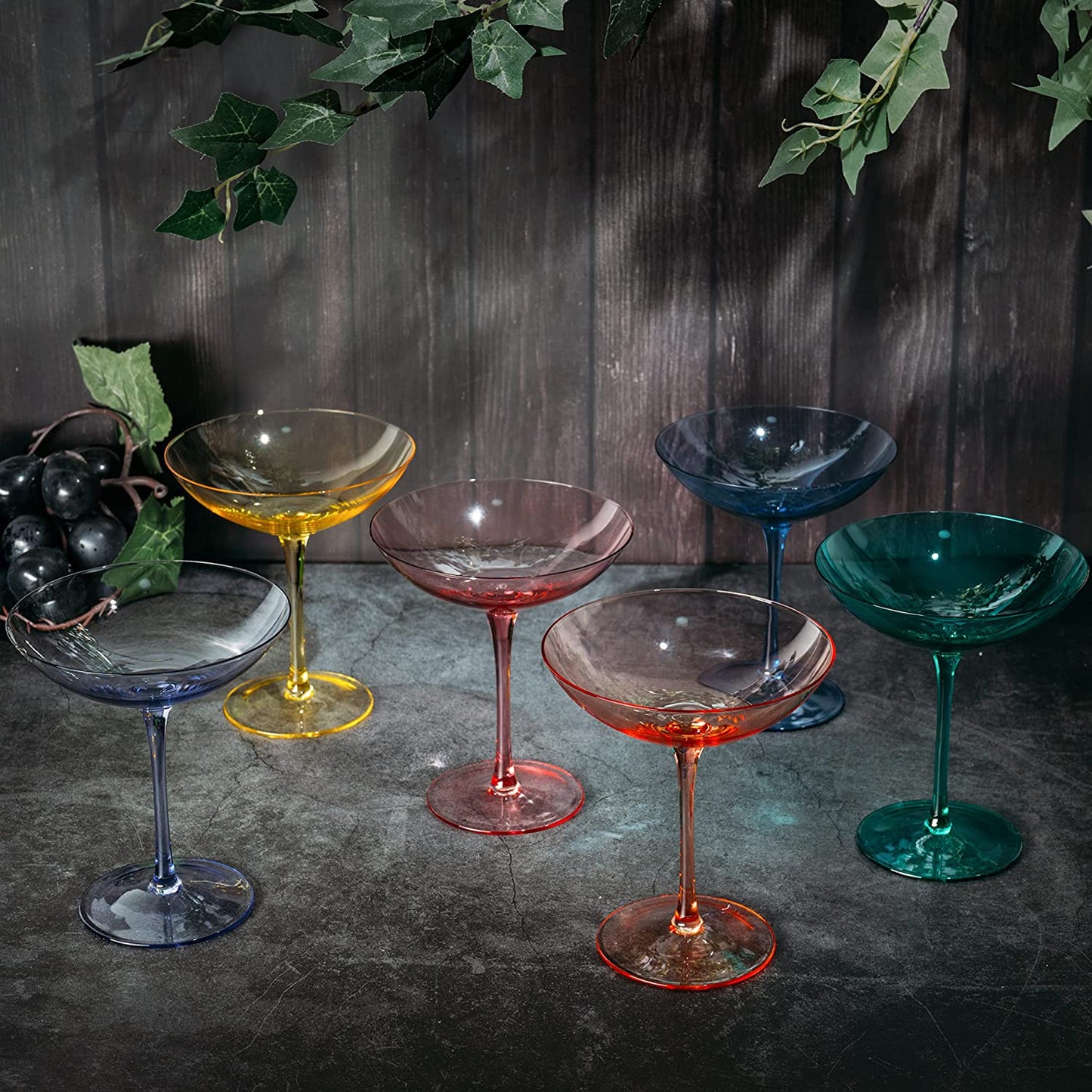 Champagne Coupes 12 oz Set Of 6