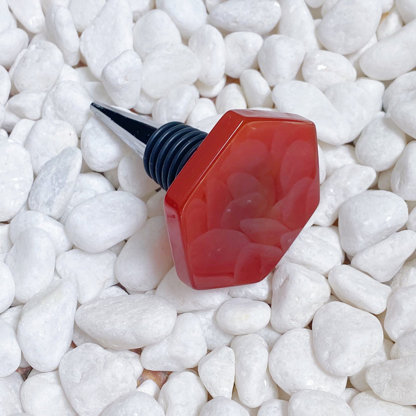 Soho Lounge Hexagon Stone Wine Stopper