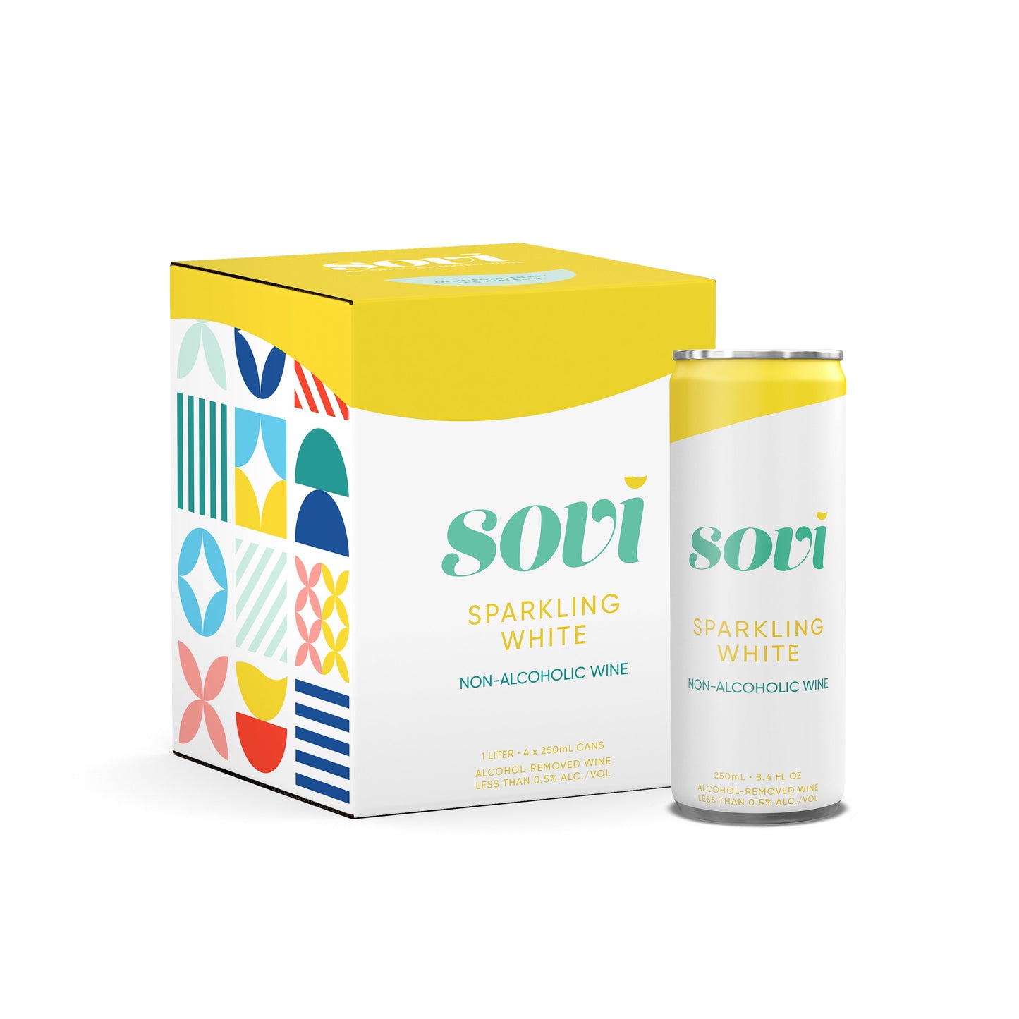 Sparkling White Cans by Sovi