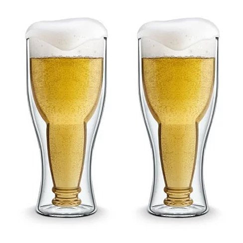 Bottoms Up Cheers N Beers Bottle In Cup by VistaShops