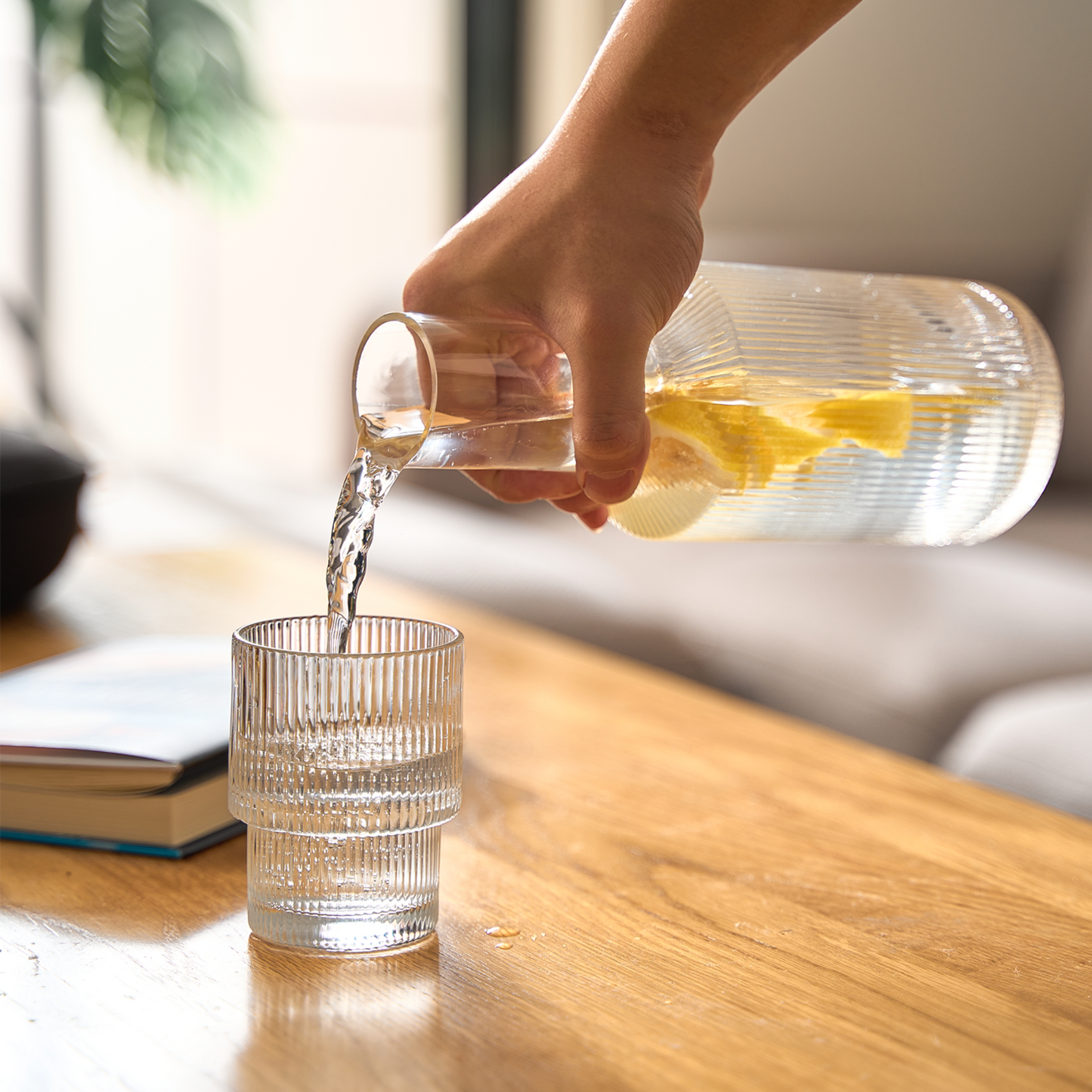 Water Carafe & Tumbler Set 2-Piece Set