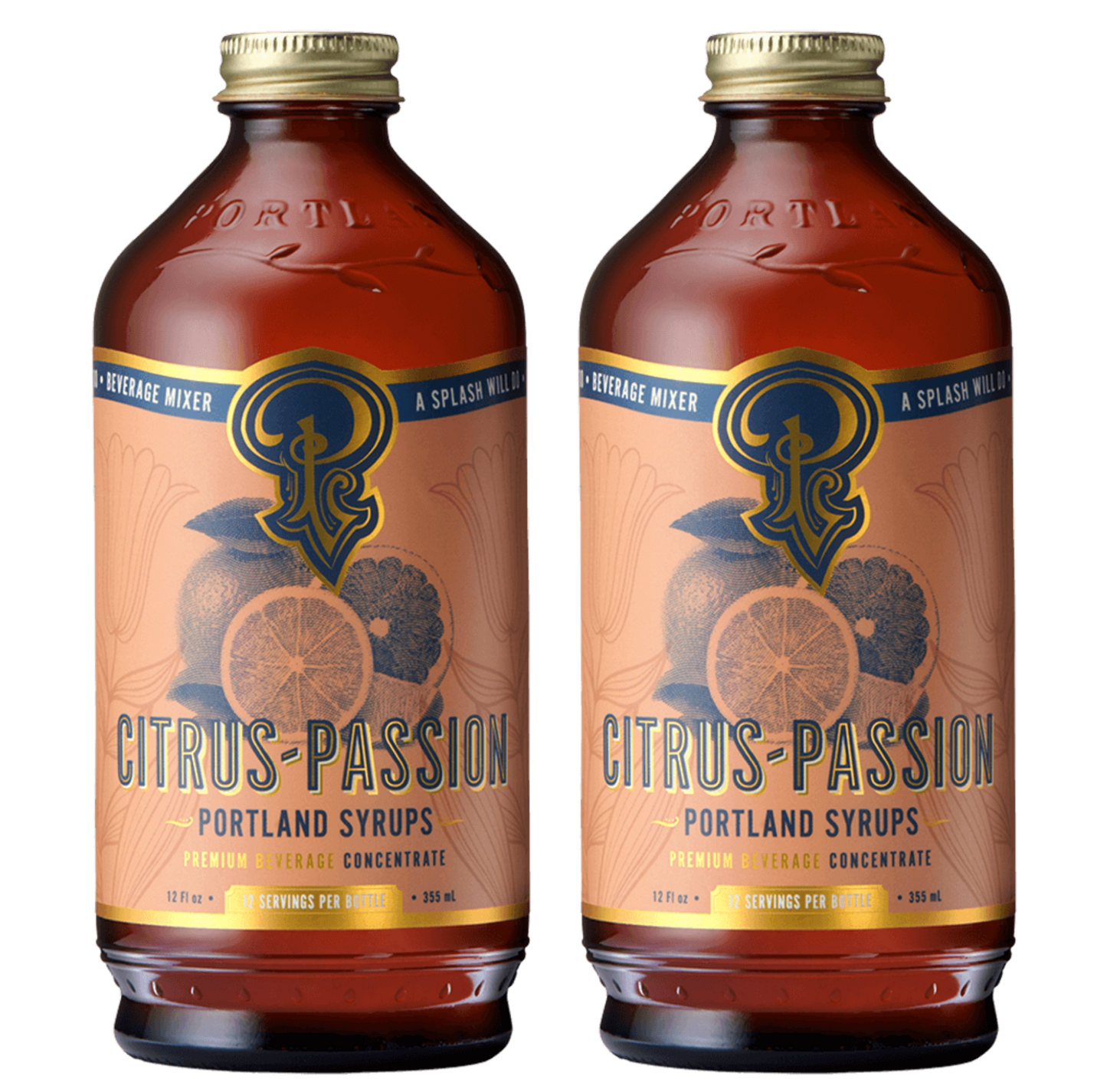 Portland Syrups Citrus-Passion Syrup 2 Pack