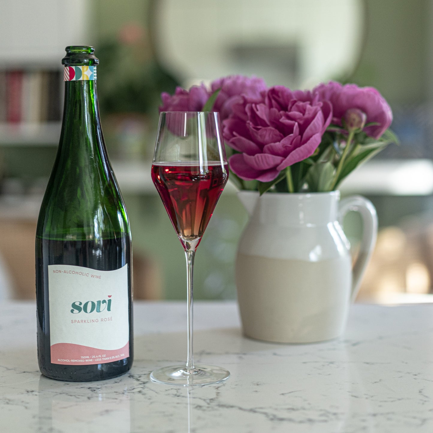 Sparkling Rosé Bottle by Sovi