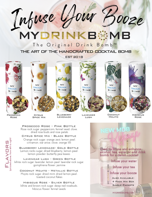 Infuse Your Booze Case Pack MYDRINKBOMB (TM) by My Drink Bomb