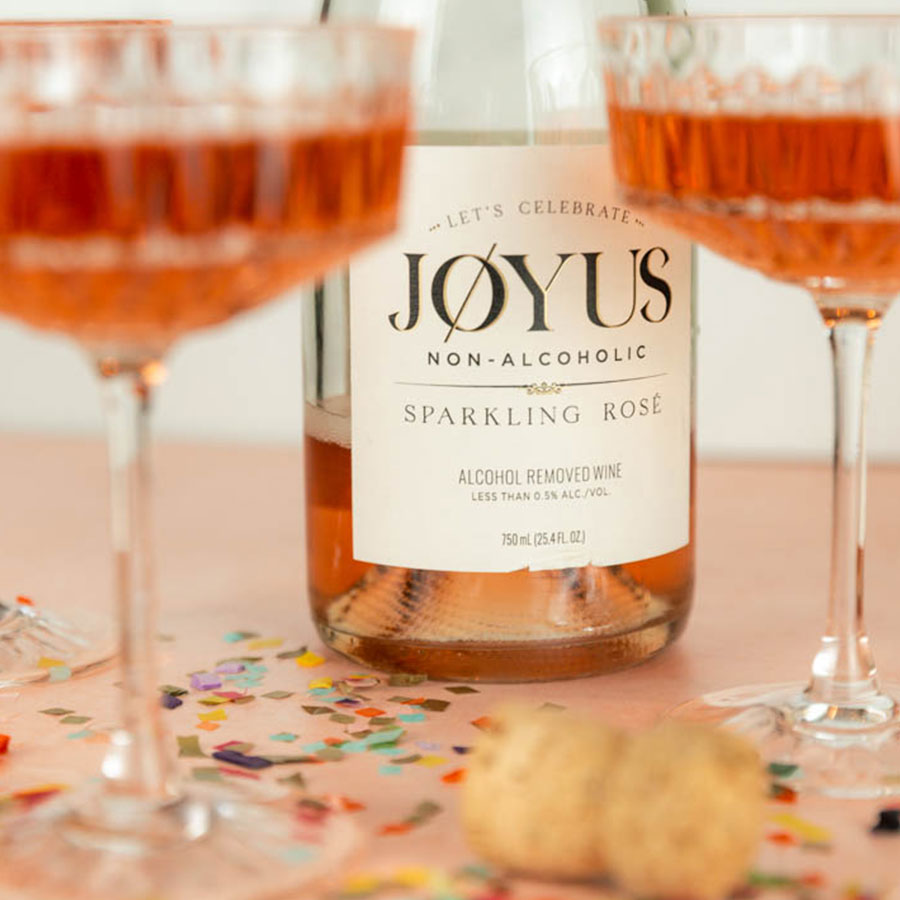 Jøyus Non-Alcoholic Sparkling Rosé by Jøyus