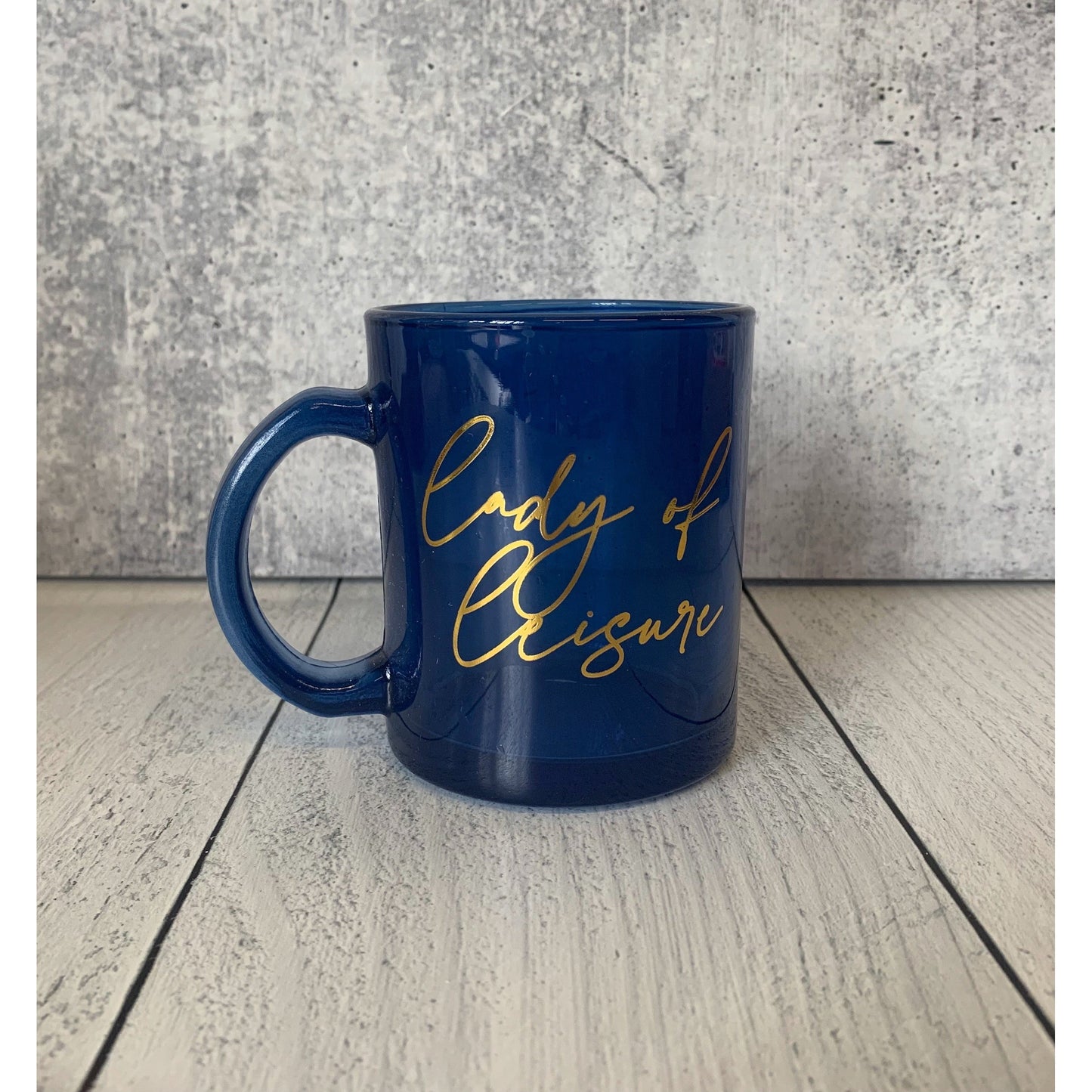 Lady of Leisure Glass Mug