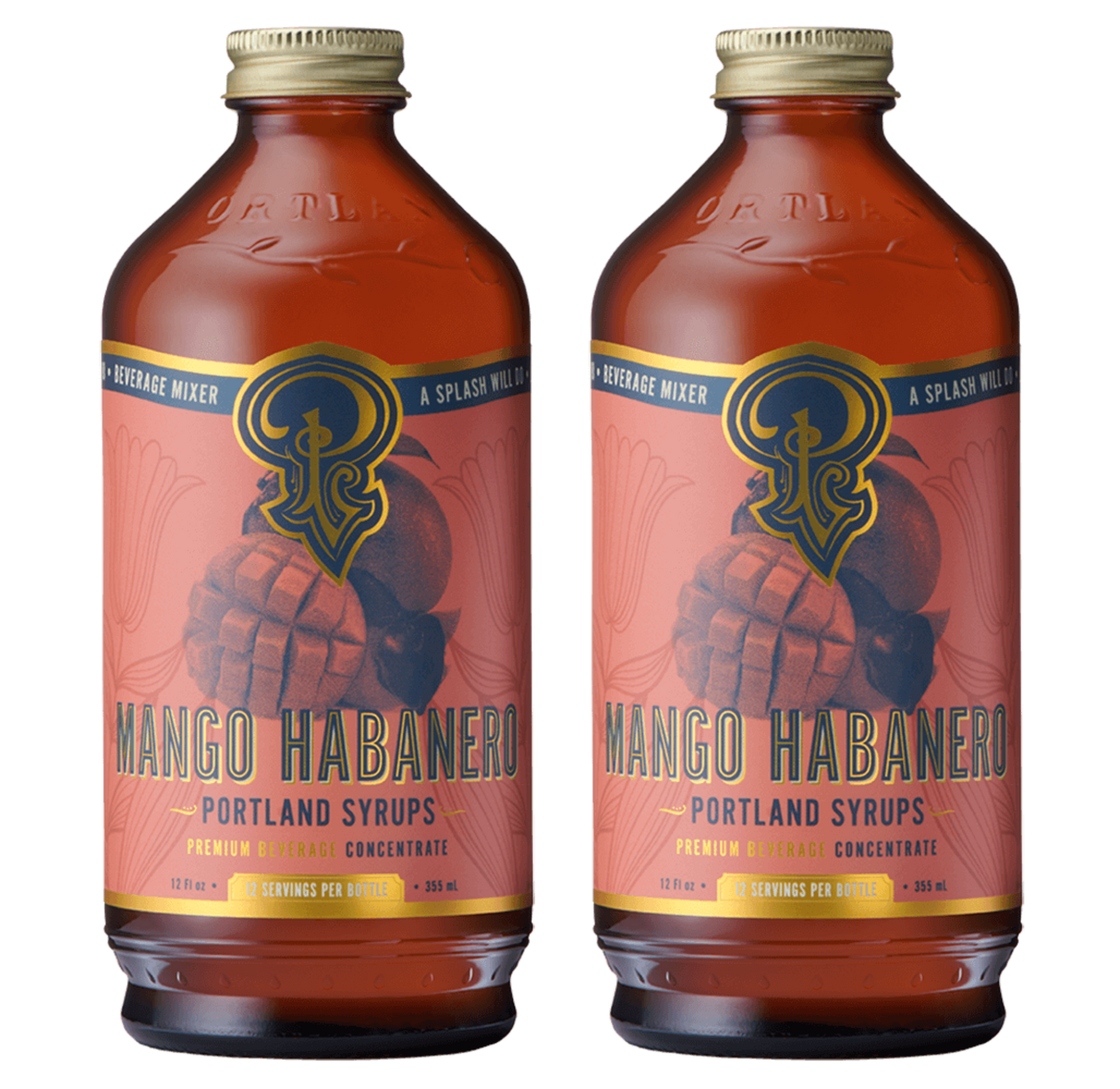 Portland Syrups Mango Habanero Syrup 2 Pack