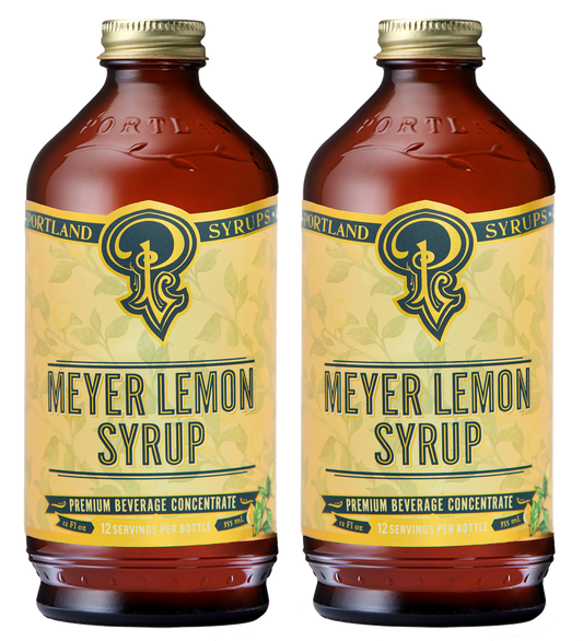 Portland Syrups Meyer Lemon Syrup 2 Pack