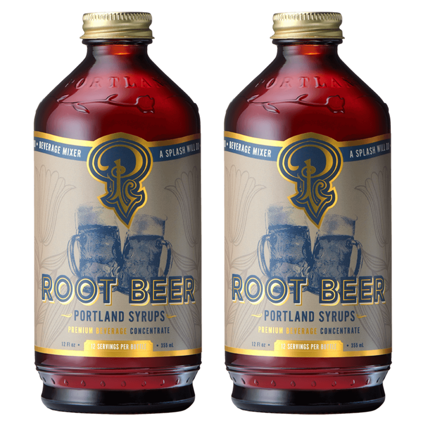 Portland Syrups Genuine Root Beer Syrup 2 Pack