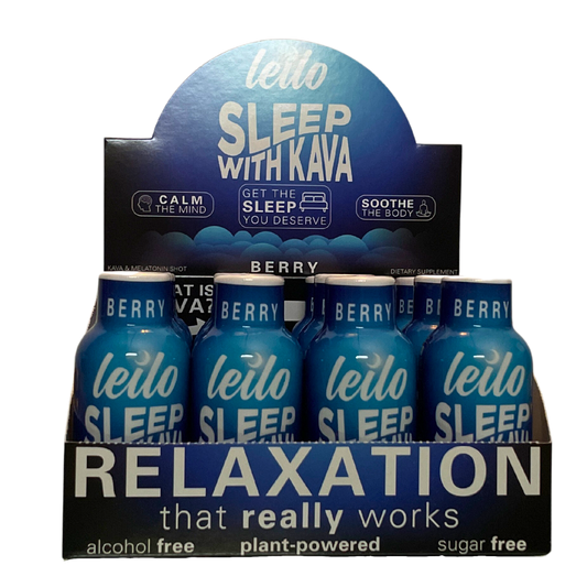 Leilo Kava Sleep Shot 12 Pack